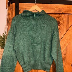American Eagle quarter zip sweater